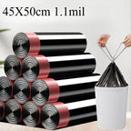Heavy Duty Drawstring Trash Bags 3.6 Gallon 1/3/5 Rolls for Kitchen Bathroom Bedroom Living Room Office - Kitchen Bin Liners