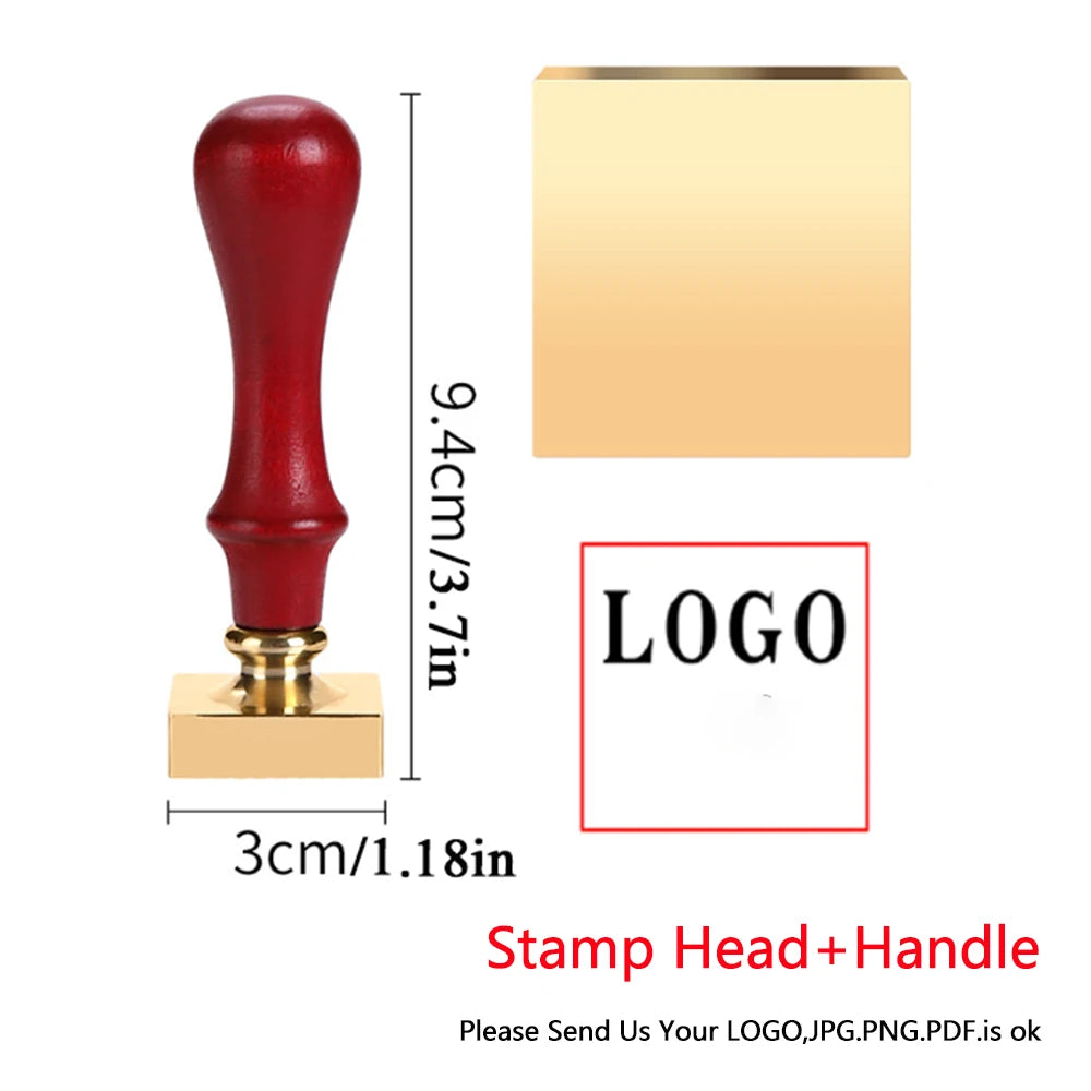 Custom Pottery Stamp for Clay Stamps Personalized Logo & Design Maker,Perfect for Ceramics Logo Design Seal (2.5cm- 5cm)
