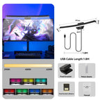 Led Monitor Light Bar Computer Lamps Reading Light Screen Hanging Desk Light Stepless Dimming Monitor For Bedroom Study Room