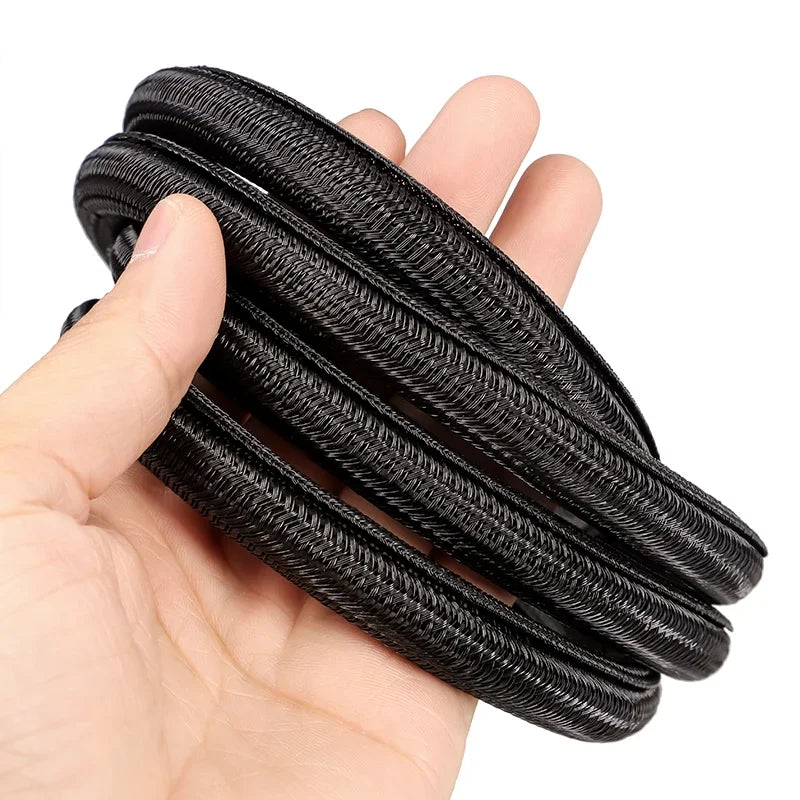 3/8meters PET Braided Cable Sleeve 3mm~32mm Self-Closed Sheath High Protection Wear Resistant Insulated Sleeving Wire Organizer