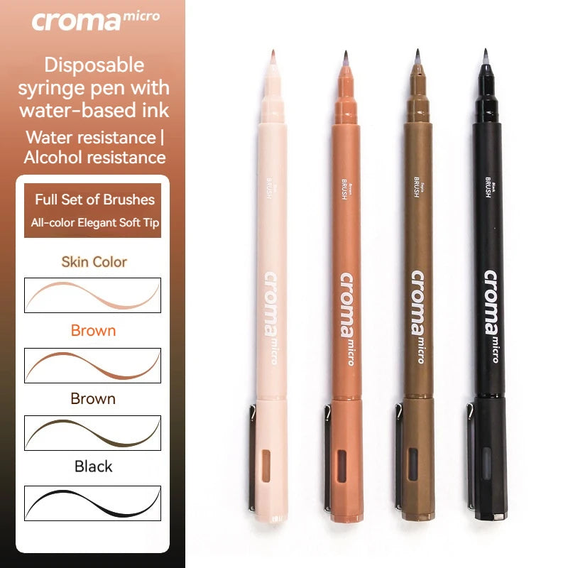 Pigment Liner Pigma Pen 0.1mm/0.03mm/0.05mm/0.5mm/1mm Different Tip Black Fineliner for Sketching Drawing Micron Ink Marker Pen