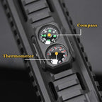 3/5Pcs RCompass Thermometer Combo 2 in 1 Tactical Airsoft AR15 M4 M16 Compact Navigation Thermometer for 20mm Rail Gun Accessory
