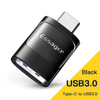 Essager USB C To USB 3.0 OTG Adapter Type C Female Converter USB-C Male To Micro Adapter For Xiaomi 12 POCO Oneplus ipad Macbook