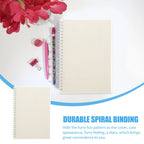 2Pcs Spiral Math Notebooks Graph Note Pads for School Office Daily Planner Journal Math Notepad Students Coil Notepad