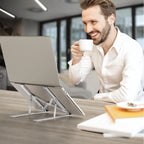 DITONG Fold Laptop Stand For Macbook Adjustable Computer Pc Tablet Stand Notebook Tablelaptop Holder Heat Dissipation