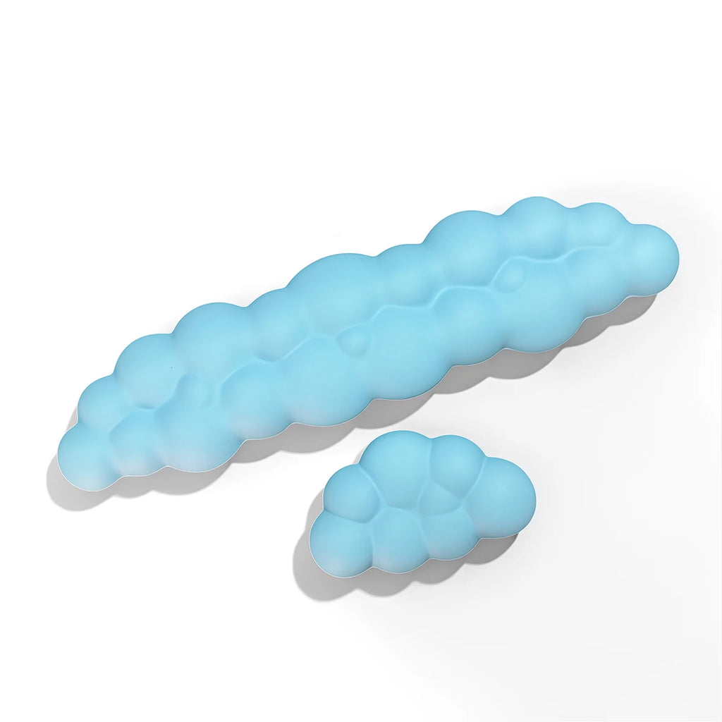 Cloud Shape Wrist Rest Pad Anti-Slip Desk Mat Memory Foam Palm Rest Ergonomic Mouse Pad Typing Wrist Rest Office Accessories