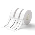 Marklife 3Rolls Labels P15 Thermal Label Adhesive Sticker Thermal Tape For P15,P12,D30,M110,M220,M1,Label Home Use, Business