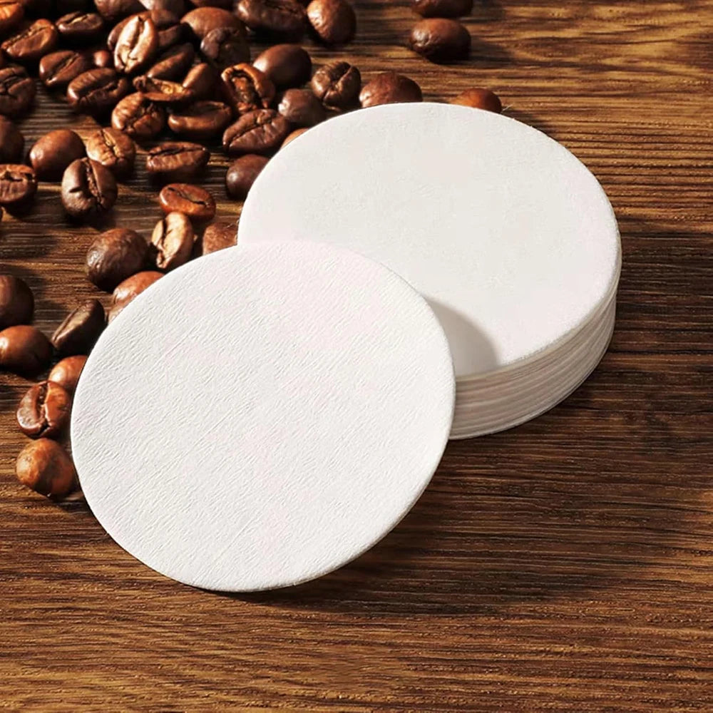 Replacement Paper Filters Round Disposable Coffee Filters Paper Compatible with Aeropress Coffee Makers for Brewing Tea Coffee