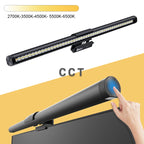 Wiscolor Computer Monitor LED Screen Hanging Light Bar Remote Control Stepless Dimming Eyescare USB Lightbar Reading Desk Lamp