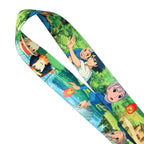 Anime Movie Lanyard Cute Cat Card Holder Neck Strap for Key ID Card Phone Straps Badge Holder Keyrings Cosplay Accessories Gifts