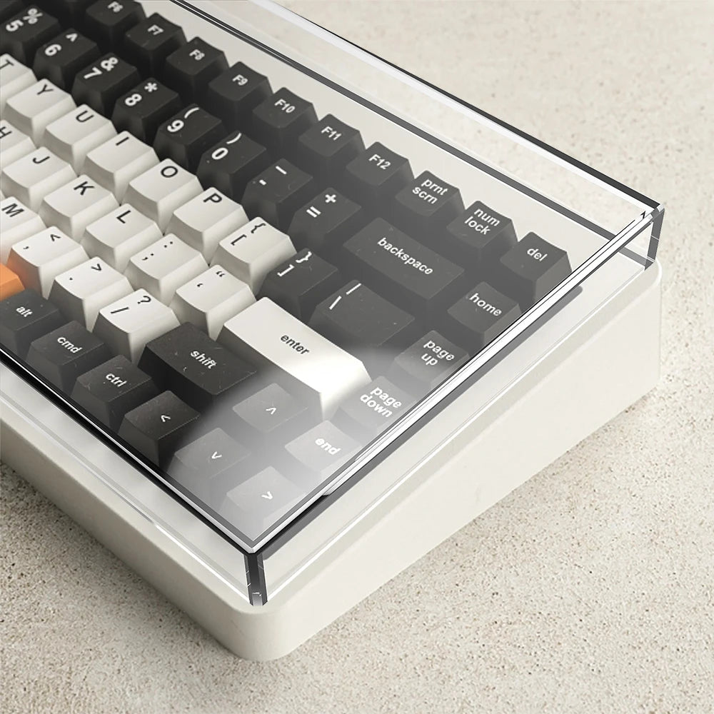 Acrylic Mechanical Keyboard Dust Cover New Mechanical Gaming Keyboard 104 Keys Mouse Protection Transparent Cover