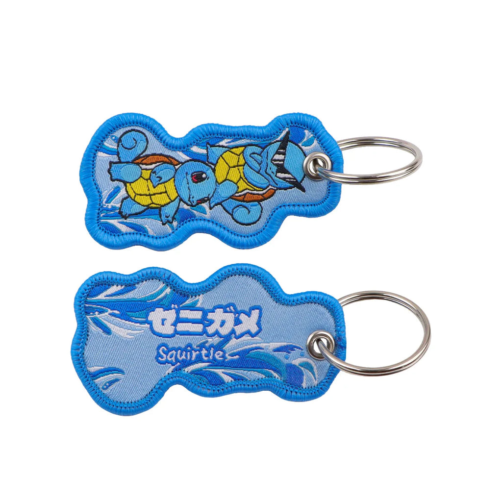 Kawaii Japanese Elf Anime Embroidery Key Fobs Key Tag Motorcycles Cars Backpack Chaveiro Keychain Fashion Keyring Friends Gifts