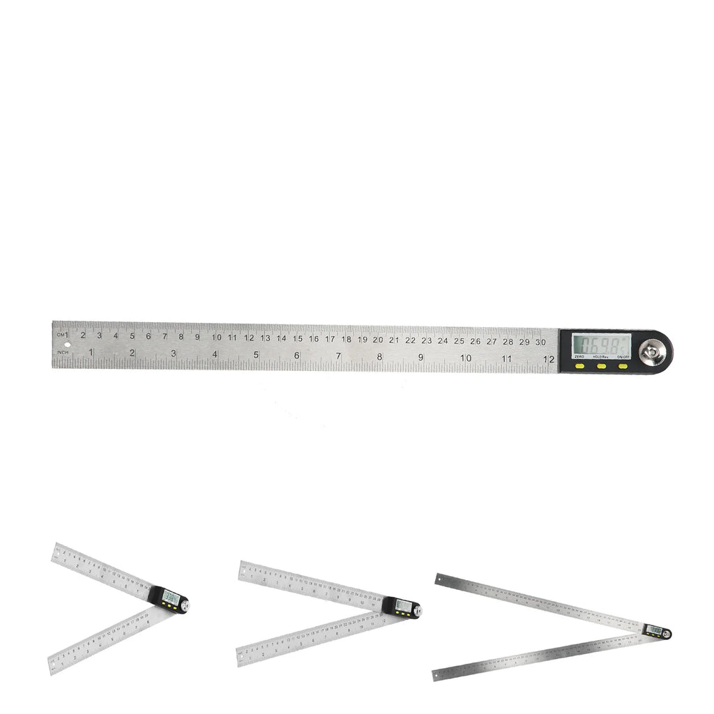 200/300/500mm Digital Protractor Inclinometer Angle Finder Level Measuring Instrument Digital Goniometer Angle Ruler