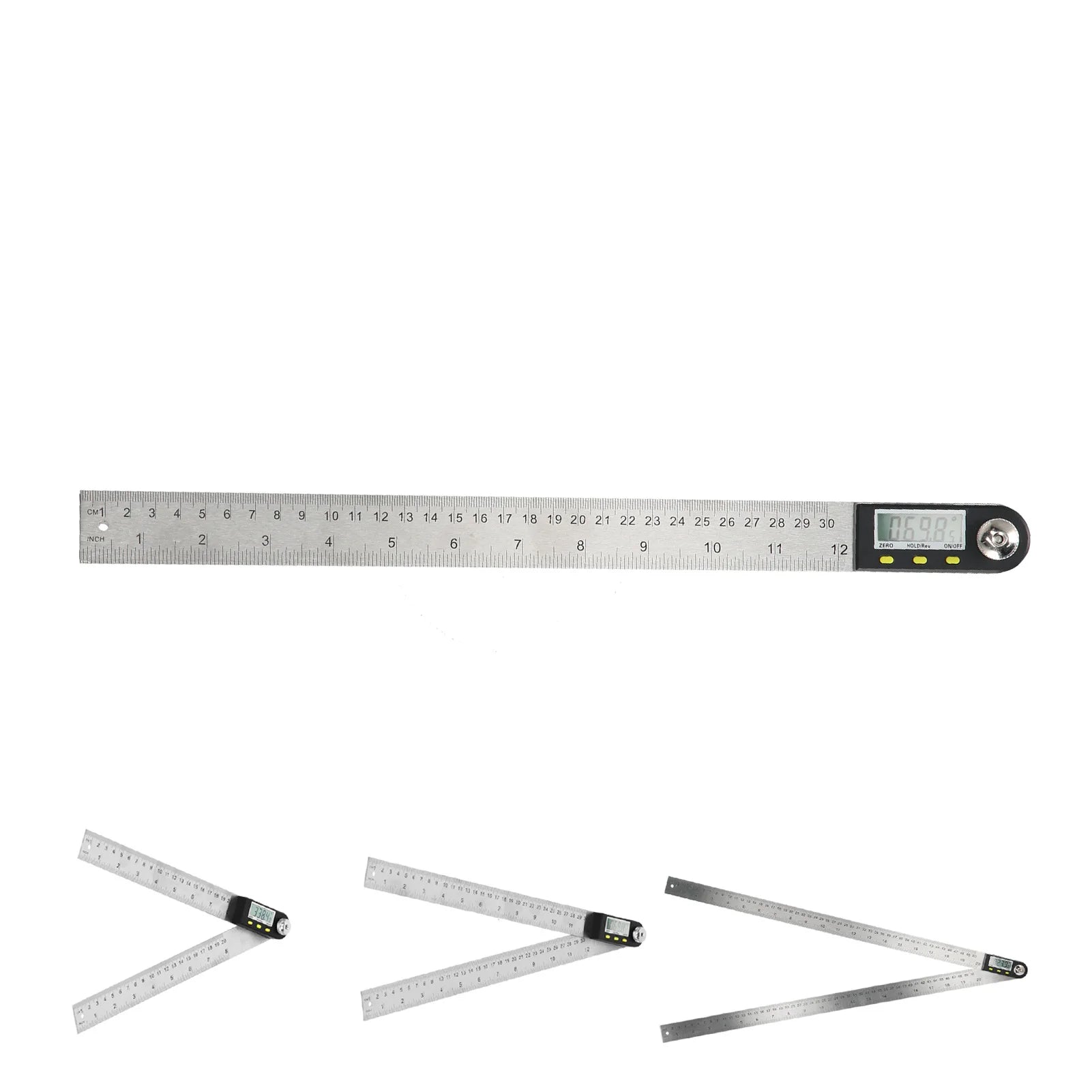 200/300/500mm Digital Protractor Inclinometer Angle Finder Level Measuring Instrument Digital Goniometer Angle Ruler