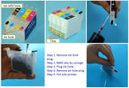 604 604XL Empty Refillable Ink Cartridge for Epson XP-2200 XP-2205 XP-3200 XP-3205 XP-4200 4205 WF-2910DWF WF-2950 without Chip
