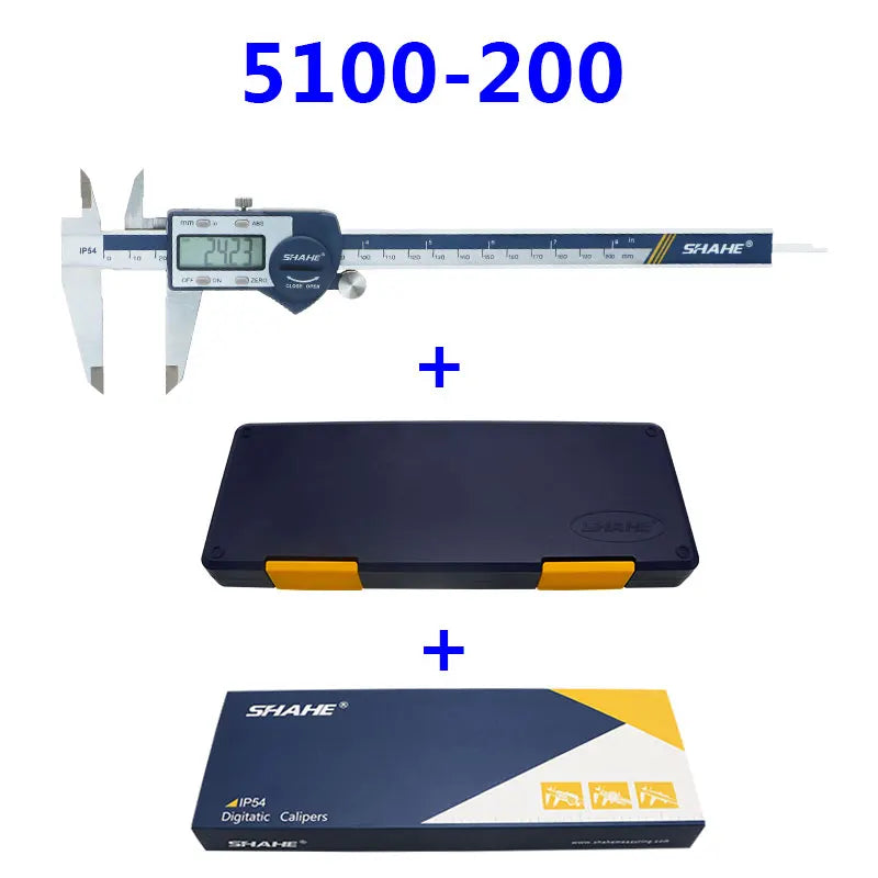 SHAHE Electronic Digital Vernier Caliper 6” Digital Caliper,Stainless Steel Caliper Measuring Tool with Large LCD Screen