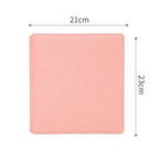 PU Leather Photo Card Macaroon Binder 3 Ring A5 Glitter Cover Kpop Polaroid Photo Album Postcard Collect Book 2 4 Pocket Sleeves