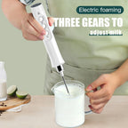 Frother Electric Milk Mixer Drink Foamer Coffee Egg Beater Whisk Latte Stirrer Stonego Baking Kitchen Accessories