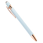 5-10 Pack 2-in-1 Stylus Pen, Retractable Ballpoint Pen w/ Stylus Tip for Touch Screen, Metal, 1.0mm Black Ink