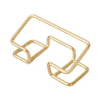 Gold Metal Business Card Holder Desk Bracket Cards Organizer Office Business Cards Display Holders Fashion Desktop Decorative