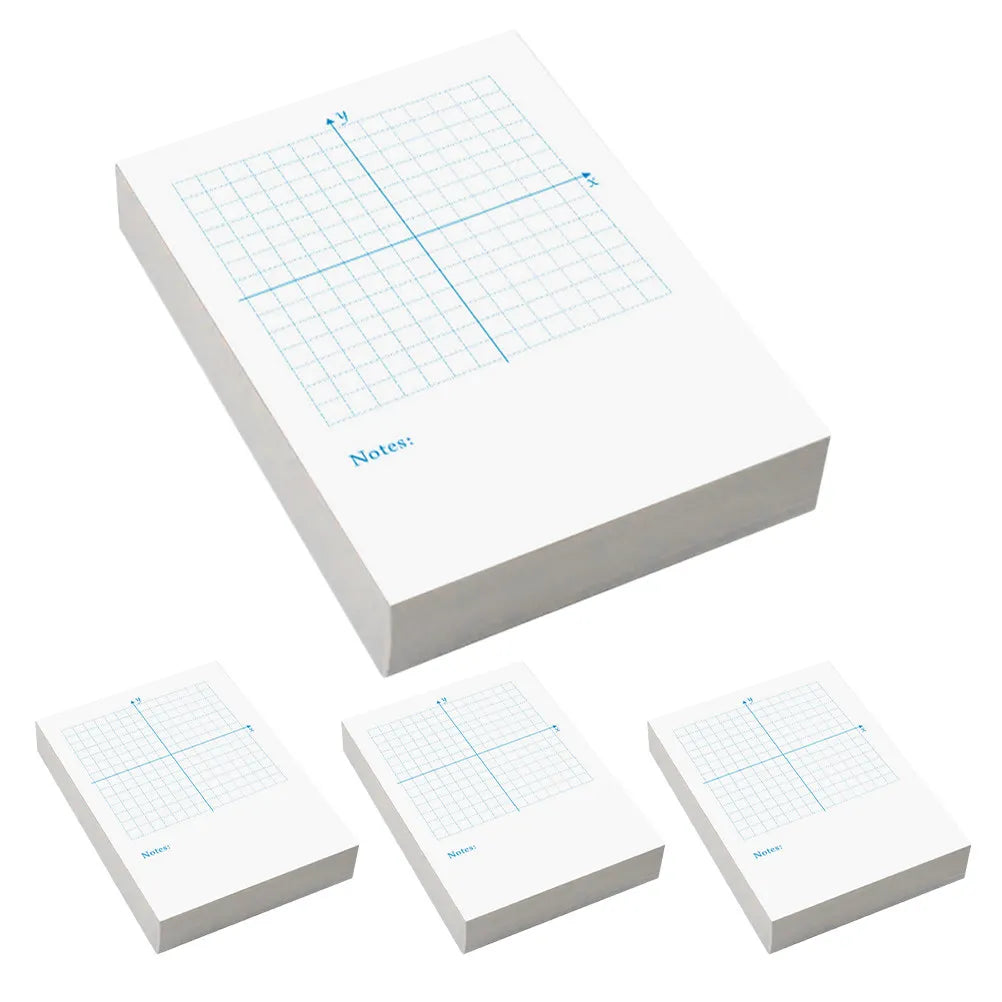 4 Practice Notebooks Xy Coordinate Learning Math Graphing Sheets Dual Side Graph Paper for Students Teachers Math Drawing