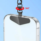 360° Rotation Metal Steel Phone Tether Tab Cell Phone Lanyard DY Patch Gasket Universal Cellphone Lanyard Safety Connecter Piece