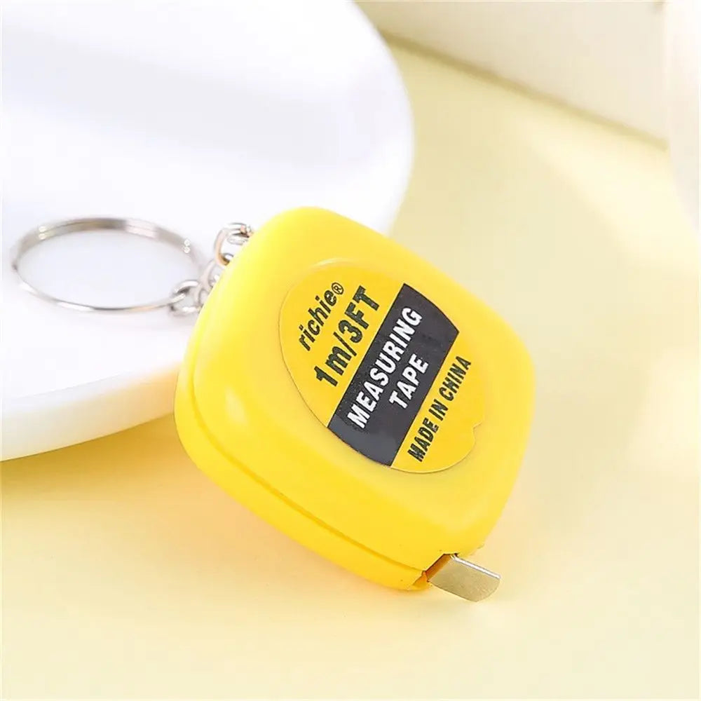1M/1.5M Measure Ruler Retractable Centimeter Inch Roll Tape Mini Keychain Tape Measure Tailor Portable Sewing Measuring Tool