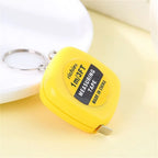 1M/1.5M Measure Ruler Retractable Centimeter Inch Roll Tape Mini Keychain Tape Measure Tailor Portable Sewing Measuring Tool