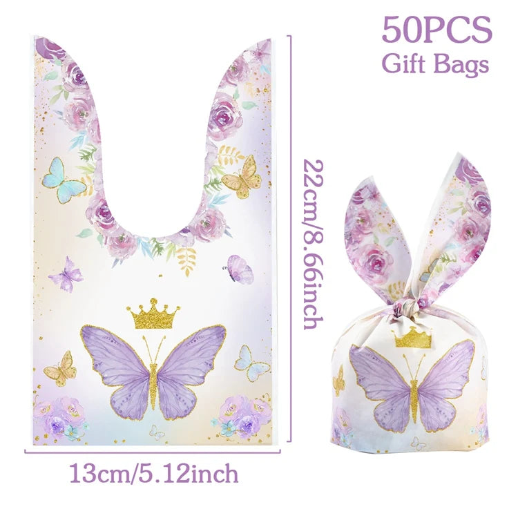 Butterfly Birthday Party Decoration  Butterfly Party Disposable Tableware Paper Cup Plate Birthday  Party