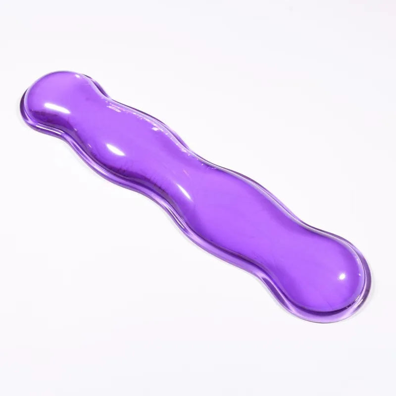 Ergonomic Mouse Pad with Wrist Rest Keyboard Rest Silicone Transparent Desktop Office Game Console Mouse Soft Wrist Rest