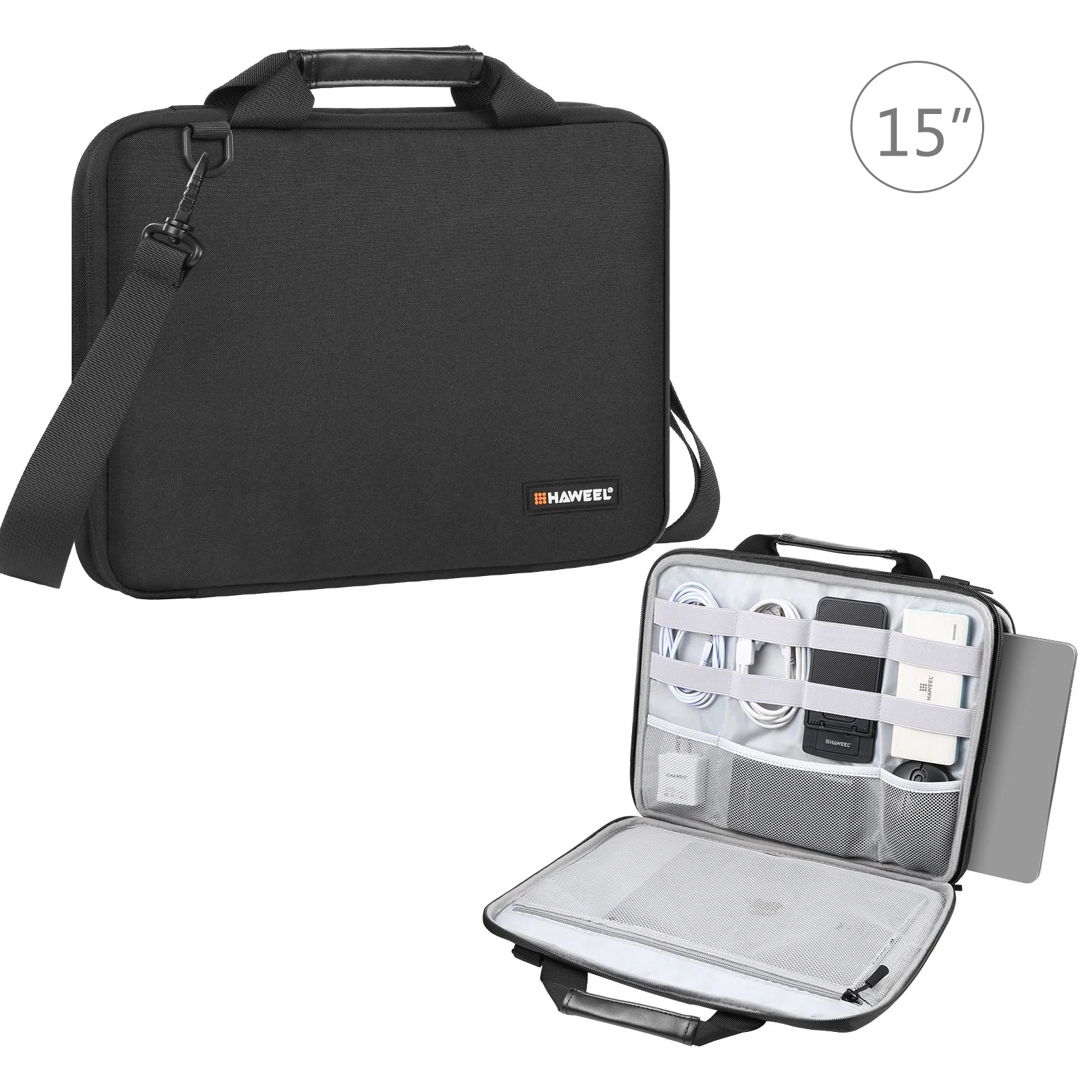 HAWEEL 13.0-14.0 inch/ 14.0-16.0 inch Briefcase Crossbody Laptop Bag For Macbook/ Lenovo/ Thinkpad/ ASUS/ HP & Other Laptop Bag