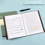 Hot Classic Style 20/30/40/60 Pages Thick Side-in Type Display Book Waterproof Large Specifications Test Paper Storage Folder