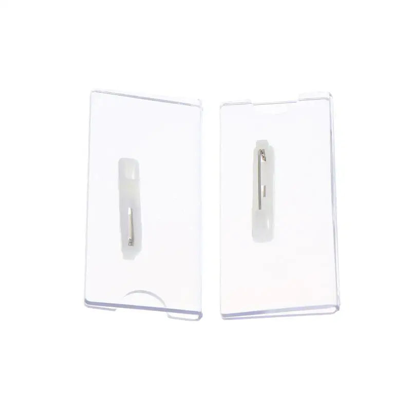 10/20/30Pcs Name Tag Blank Name Badges, Acrylic Material, Pin & Magnet Backing, Ideal for Conferences, Events, Office, Reusable