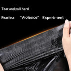 100Pcs Disposable Black Vest Plastic Trash Bag Household Thickened Kitchen Office Clean Garbage Bin With Handle Plastic Bags