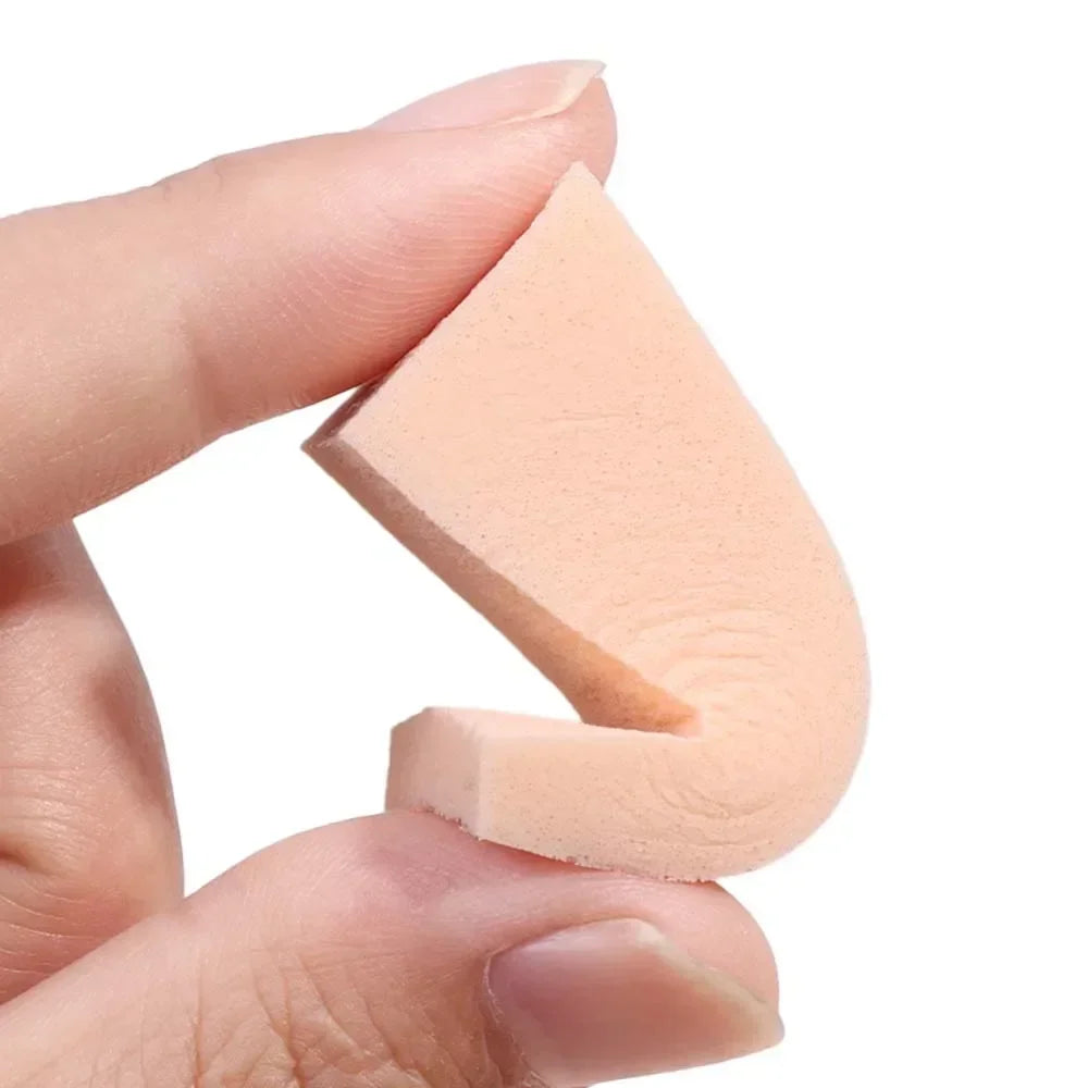 100Pcs/Set Triangle Dry Wet Use Makeup Sponge Face Foundation Concealer BB Cream Powder Blending Smearing Puff Cosmetic Tools