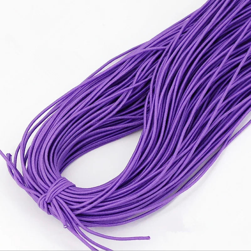 1.0/ 1.2/ 1.5/ 2.0/ 2.5mm Elastic Band Elastic Thread DIY Handmade Beaded Elastic Thread For Jewelry Making Bracelet&Necklace