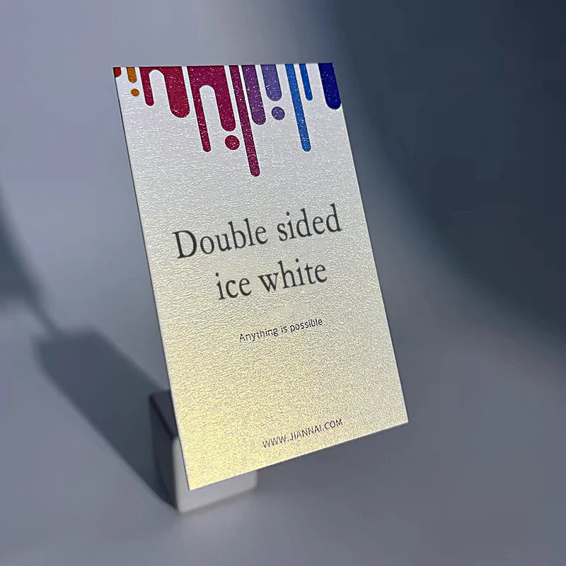 A4 20/50Pcs Double Sided Ice White Pearl Paper 120/160/200/250/300G Thick Paper Laser Printing For Making Business Invitation