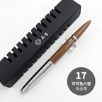 NEW Wingsung 601 Press Piston Fountain Pen Iridium EF/F Nib Steel Cap Vacumatic Resin Ink Pen School Stationery Office Supplies