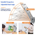 Oatsbasf Laptop Stand Clamp Tablet Hightening Support Holder Book Bracket Desktop Bed Lazy Stand 360°Rotating Hight Adjustable