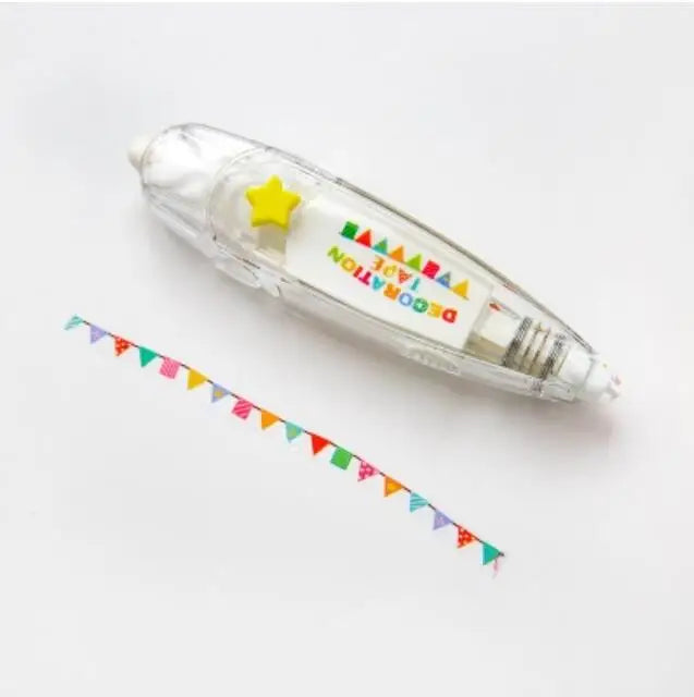 1 pc Kawaii Animals Mechanical Decorative Correction Tape Corrector Diary Diy Journal Art Supplies Gift Accessories School