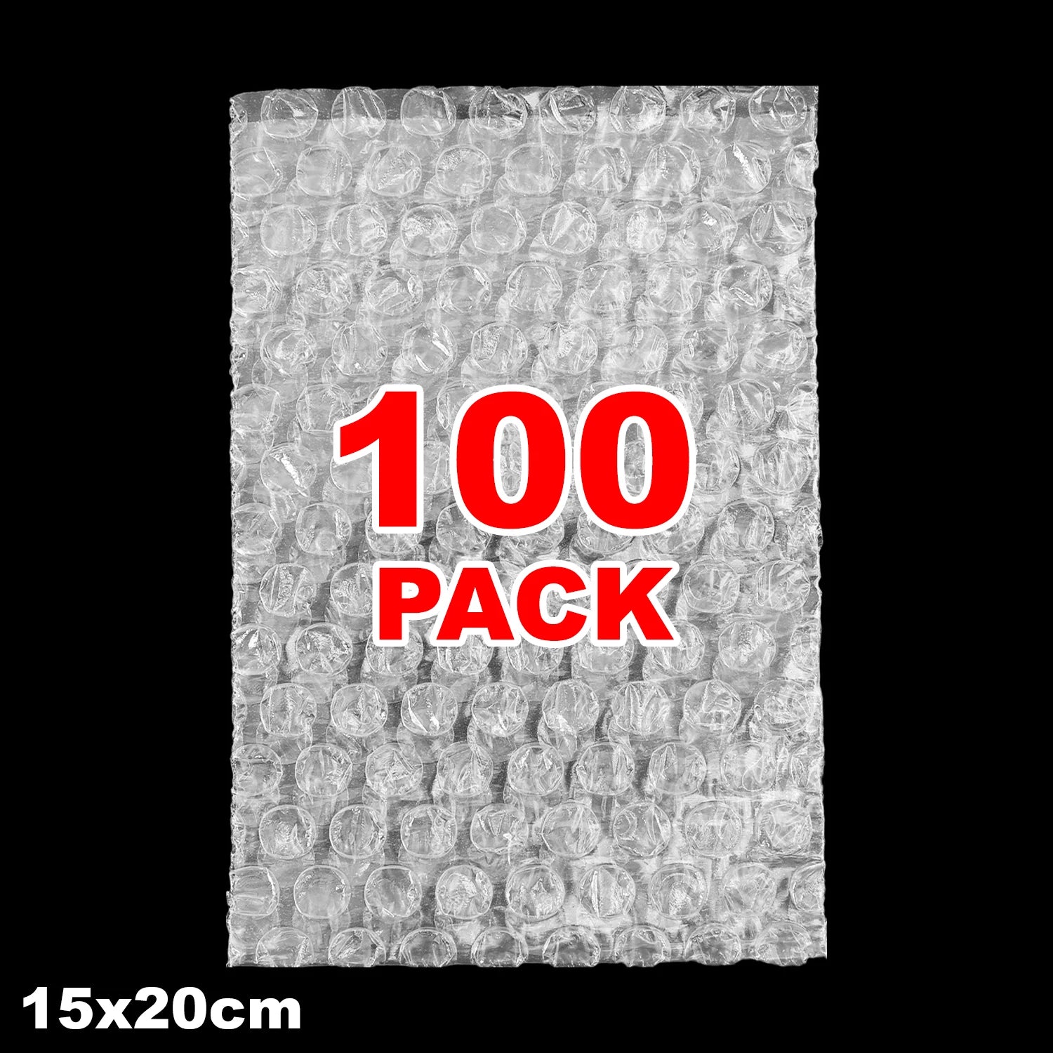 20/60/100PCS Bubble Cushion Wrap Bags Bulk Transparent Double Wall Bubble Wrap Pouches Shockproof Clear Shipping Packing Bags