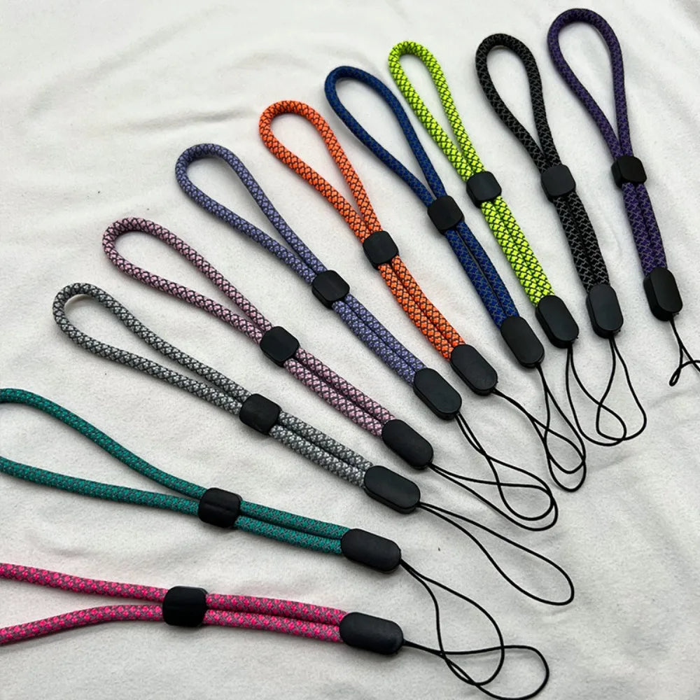 Reflective Adjustable Mobile Phone Strap Wrist Lanyard for IPhone USB Flash Drives Keys Keychains Camera Key Car Wholesale