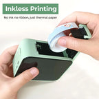 MarkLife P15 Thermal Label Printer Mini Portable Wireless Bluetooth-compatible Labeling Sticker Machine for Home Office