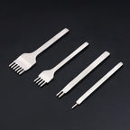 DIY Leather Craft Punching Hole Tool Leather Stitching Sewing Punches 1+2+4+6 Leather craft Spacing Punch Tools 3/4/5/6mm