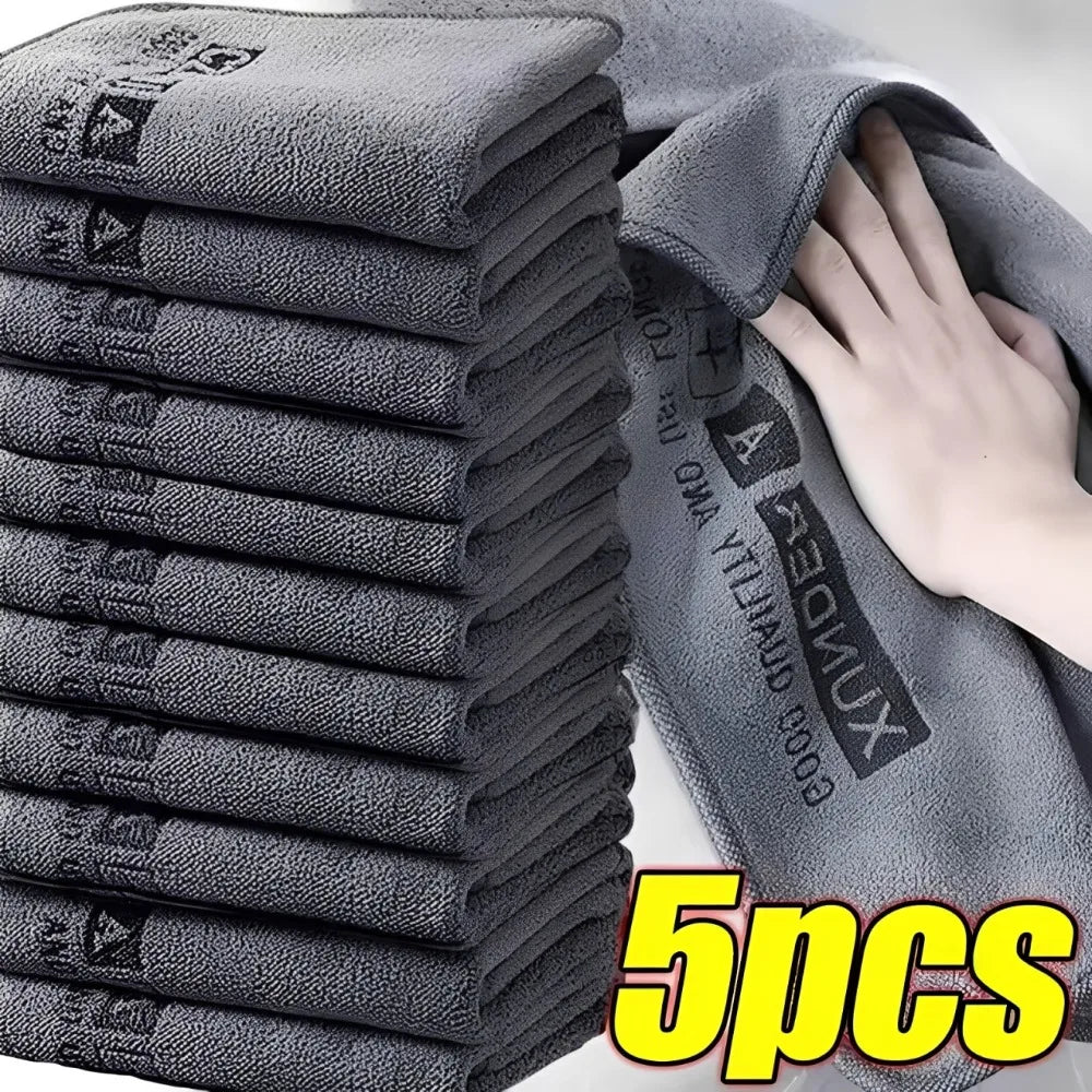 Multi Purpose Car Wash Microfiber Towel Double Sided Thick Cleaning Cloth Super Absorbent Lint Free Drying Rag for Window Table