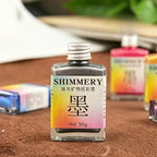 30ml Sheen Gold Calligraphy Ink Pearlescent Shimmer Metallic Mineral Based Chinese Brush Pen Sumi Ink