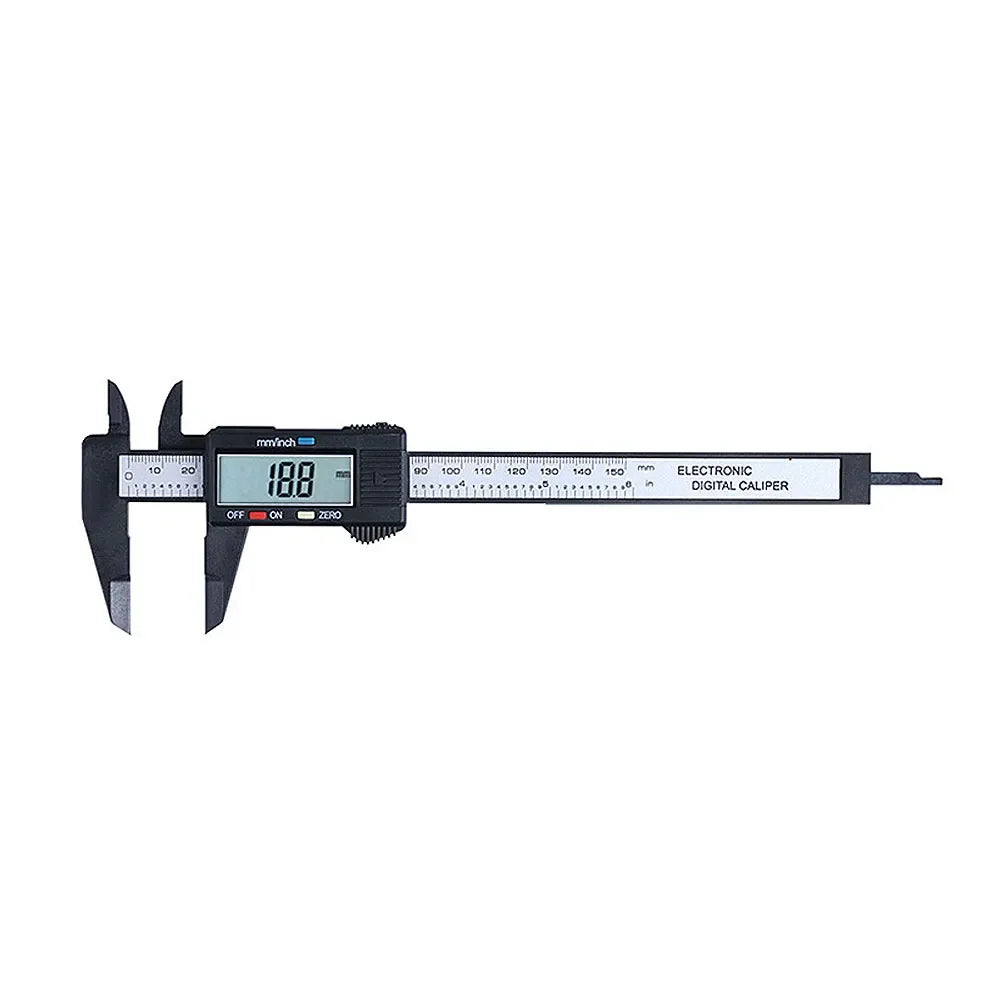 Digital Electronic Vernier Caliper 150mm Tattoo Eyebrow Ruler Measuring Tool 6 Inch LCD Microblading Micrometer Measurement Tool