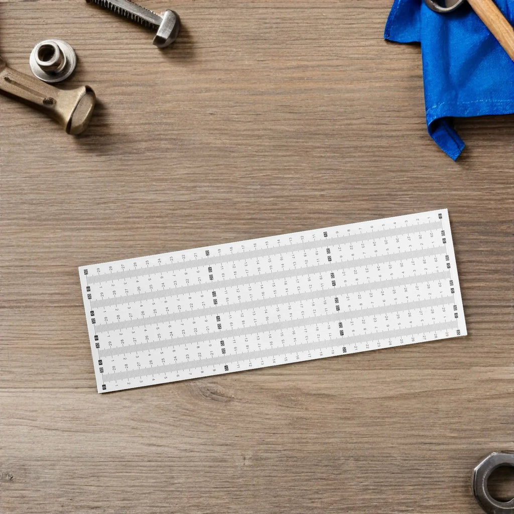 20Pcs Adhesive Measuring Tape Waterproof Self Adhesive Ruler Sticker Flexible PVC Peel Stick Tape Measure for Workbench DIY