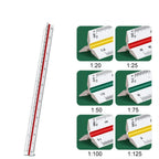 Three-edge scale triangle large-scale drawing indoor architectural drawing magnifying ruler parallel t-shaped garment design hig