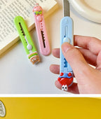 1Pc Creative Art Knife Cute Cartoon Express Delivery Artifact Portable Paper Cutter Hand Account Knife Letter Opener Sword